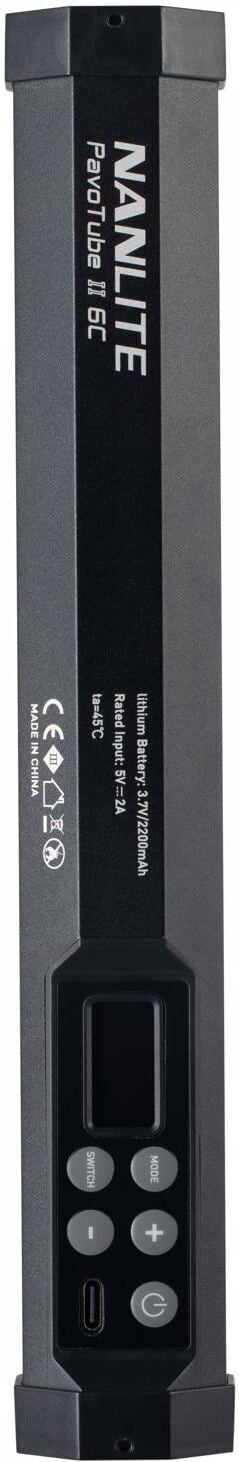 NanLite PavoTube II 6C RGBWW LED-rørlys, 1-kit