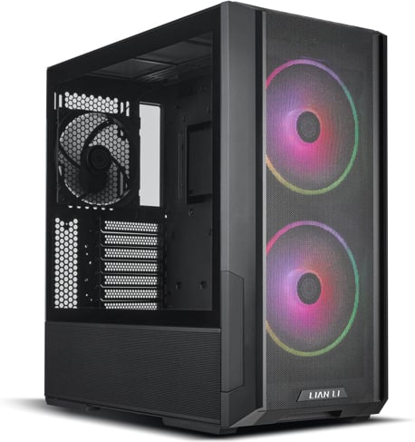Lian Li LANCOOL 216 RGB E-ATX-kabinet med vindue, sort