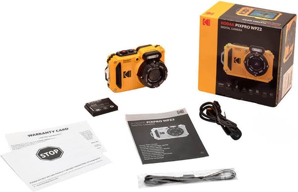 Kodak PIXPRO WPZ2 digital kamera, gul