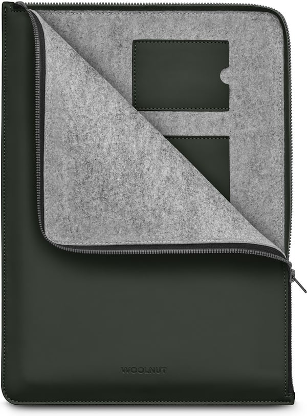 Woolnut Coated Folio -beskyttelsesetui til 16" MacBook Pro, grøn
