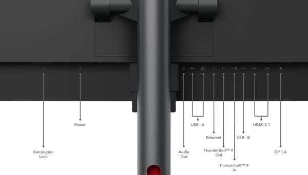 Lenovo ThinkVision P49w-30 49" böjd skärm