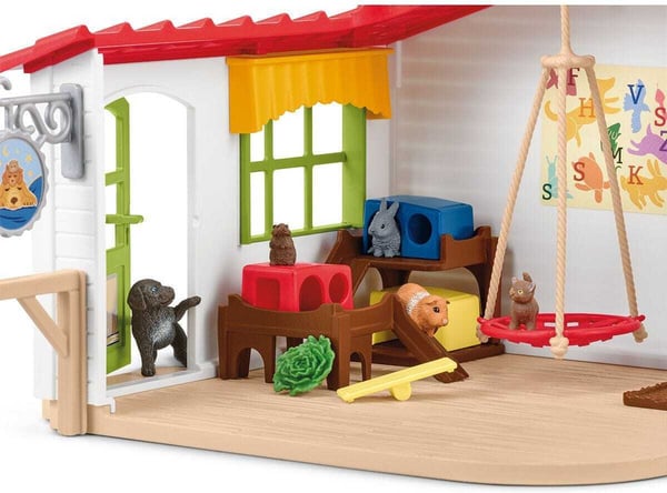 Schleich Farm World 42607 Dyrehotel lege sæt