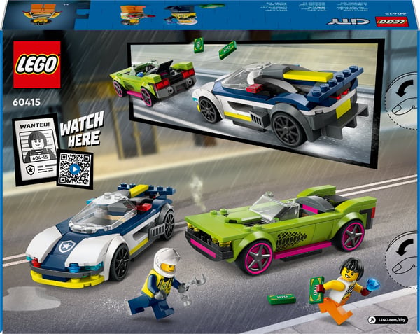 LEGO City Jakt med polisbil och muskelbil Set 60415