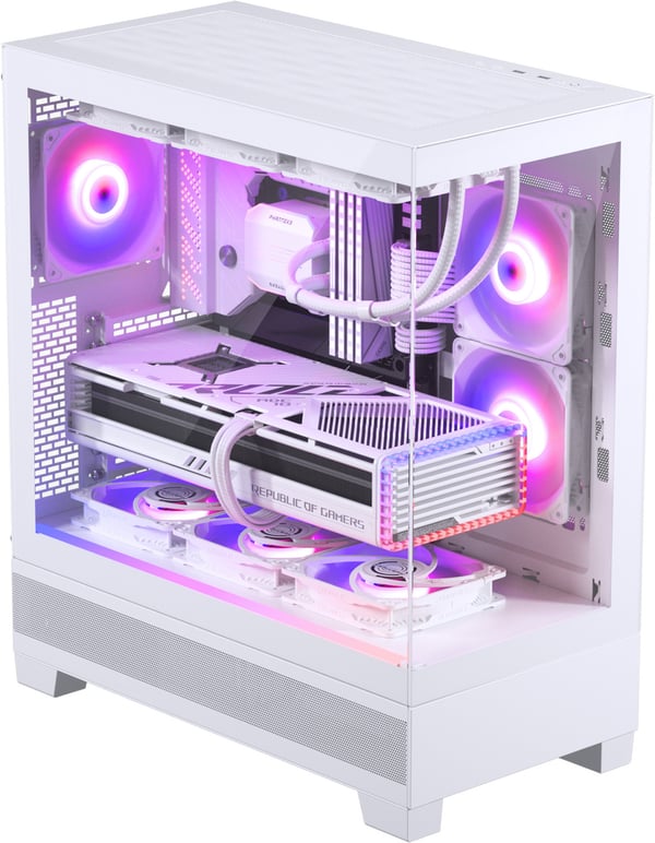 Phanteks XT View Mid Tower -ATX-chassis med vindue, hvid