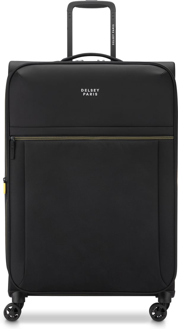 Delsey Brochant 3 4W Udvidelig 78 cm kuffert, sort