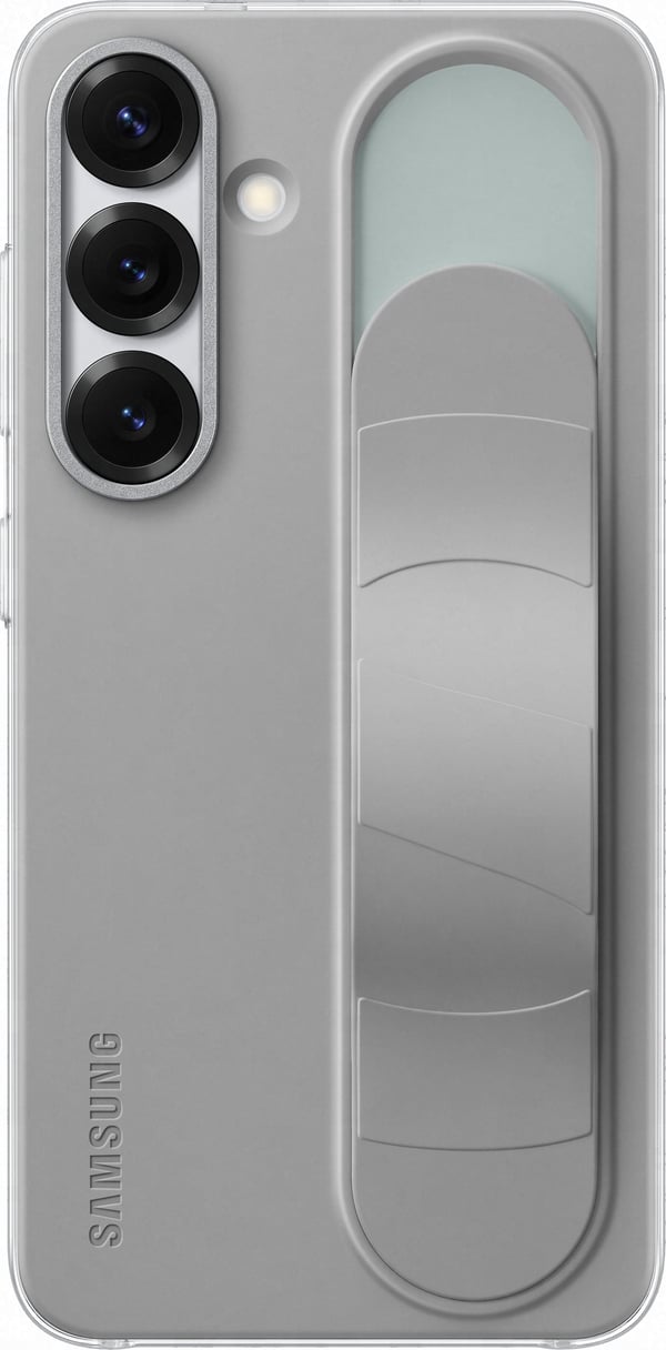 Samsung Galaxy S25+ Stående Grip beskyttelsesskal, grå / mint