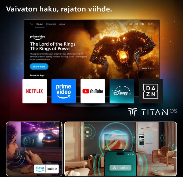 Philips 85" PUS8500 – 4K QLED Ambilight-TV
