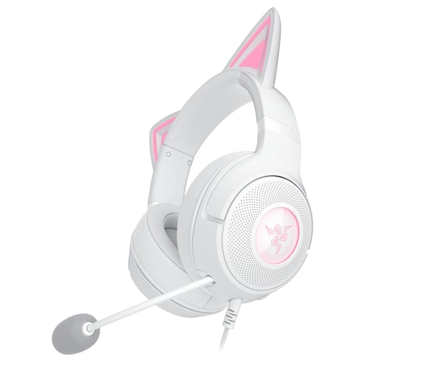 Razer Kraken Kitty V2 gaming-headset, vit