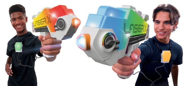 Laser X Ultra Bröstmottagare, Laserpistolspel