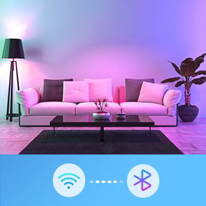 Govee WIFI- och Bluetooth smartlampa, 1200 lm, E27