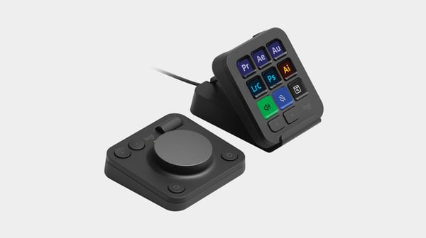 Logitech MX Creative Console bildbehandlingskonsol, grafit