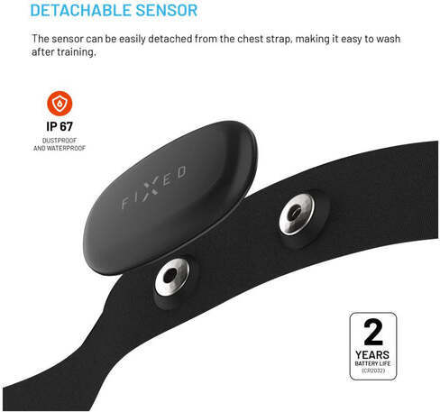 Fixed Pulse Dual pulsmätare med pulsband (HR+HRV)