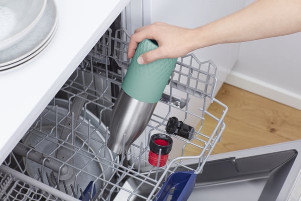 Tefal Bludrop Sleeve -dryckesflaska, 0,7 L, grön/stål