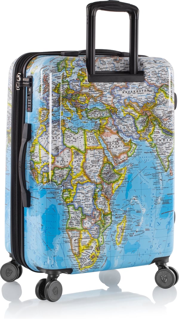 Heys Journey 3G Fashion Spinner 66 cm - kuffert med farverigt kort