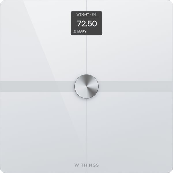 Withings Body Smart White -kropsanalysevægt med wifi-tilslutning