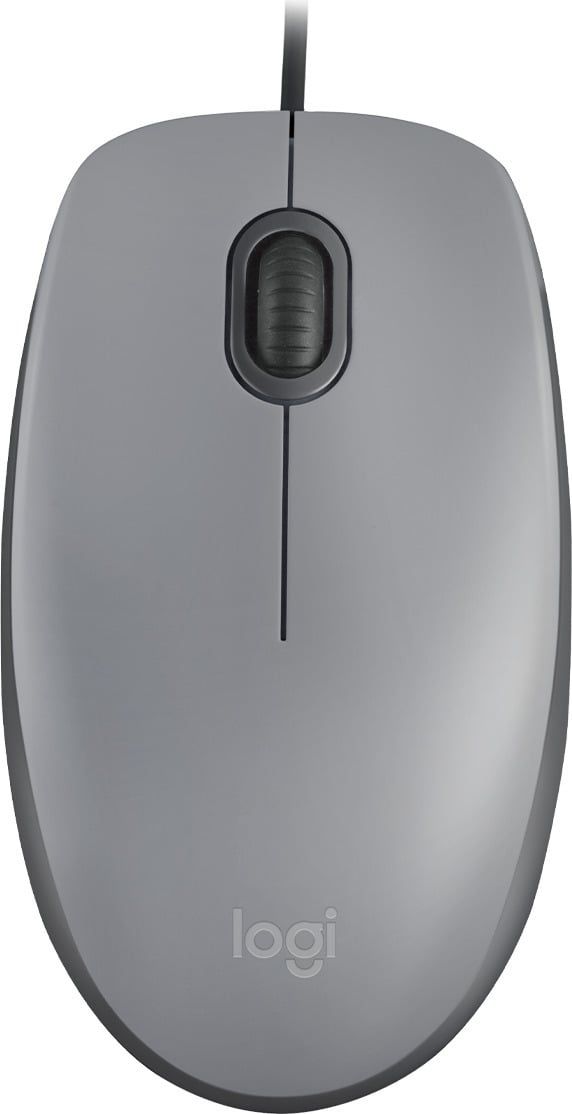 Logitech M110 Silent -mus, grå