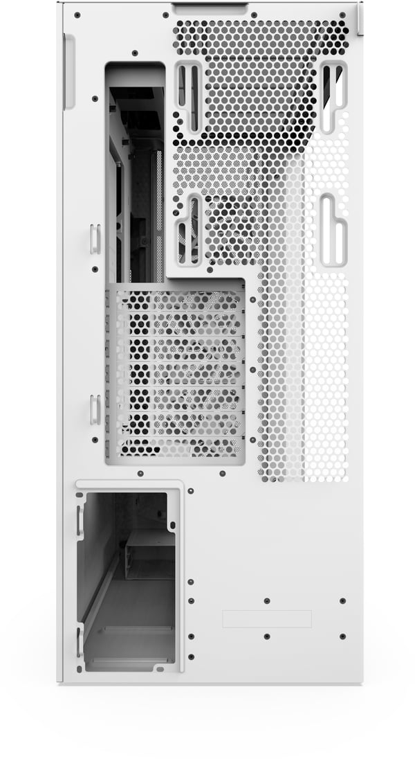 NZXT H7 Flow (2024) ATX-chassis med vindue, hvid