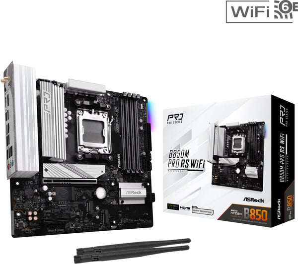 Asrock B850M Pro RS WiFi AMD AM5 MicroATX-moderkort