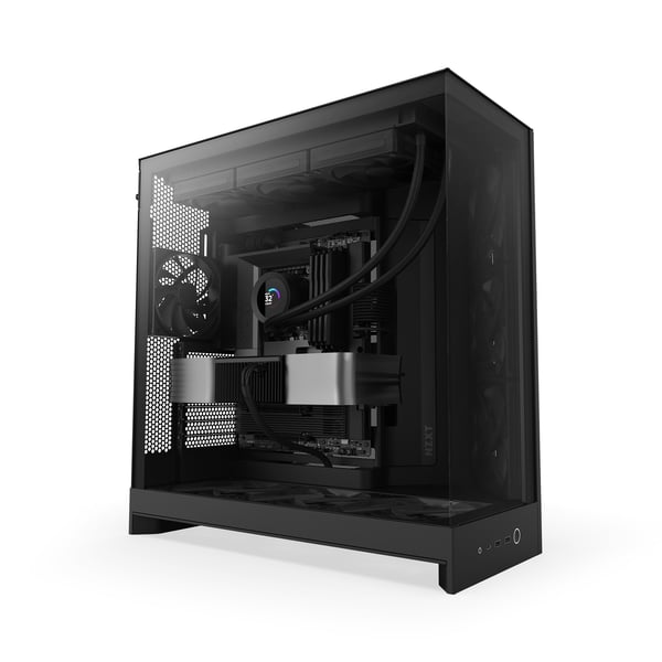 NZXT H9 Flow (2025) ATX-chassi, svart