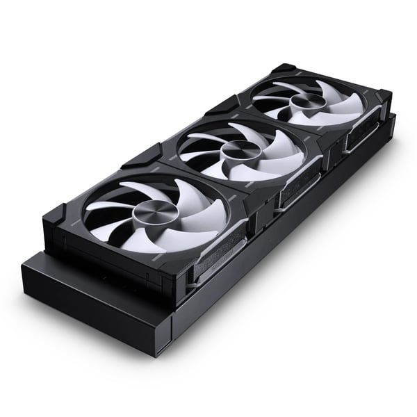 Phanteks Glacier One 420D30 DRGB AIO vätskekylare för CPU, X2 Cap, svart
