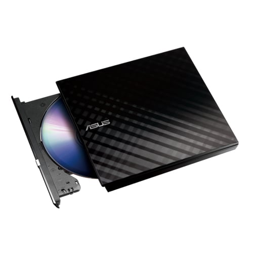Asus SDRW-08D2S-U LITE - extern Slim DVD+/-RW-enhet, svart