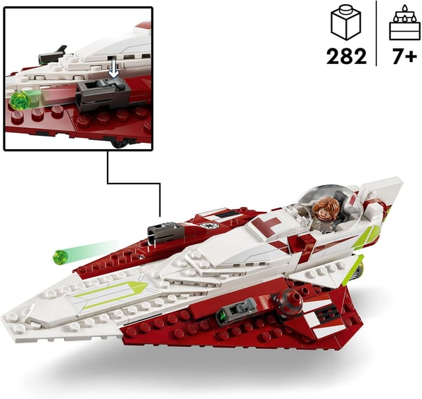LEGO Star Wars™ Obi-Wan Kenobi’s Jedi Starfighter™ 75333 Byggset (282 delar)