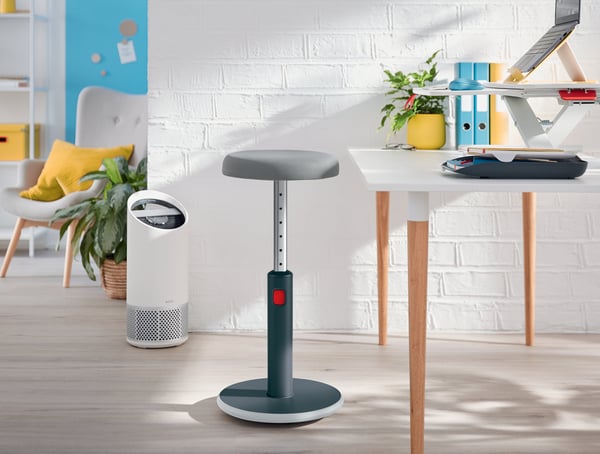 Leitz Ergo Cosy -aktivstol, grå