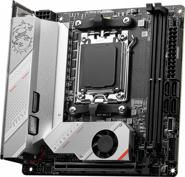 MSI MPG B650I EDGE WIFI AM5 mITX - bundkort
