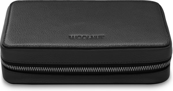Woolnut Leather Tech Organizer - tilbehørstaske, sort