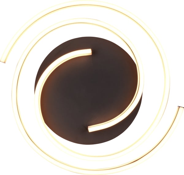 Trio Caya LED loftlampe, 6800 lm, 2300/3000/4000 K, LED 58 W, 50 cm, aluminium