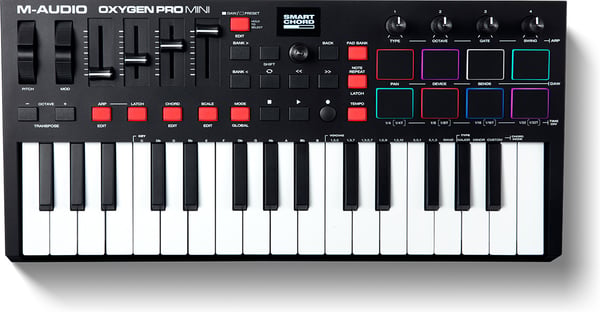 M-Audio Oxygen Pro Mini -MIDI-keyboard, 32 tangenter