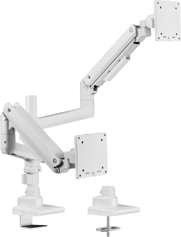 Mozi Infinity Line Dual -monitorstöds, vit