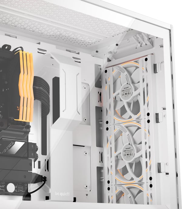 be quiet! Shadow Base FX 800 ATX-kabinet med vindue, hvid