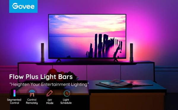 Govee Flow Plus Light Bars ljusstavar 2 st, WiFi, Bluetooth