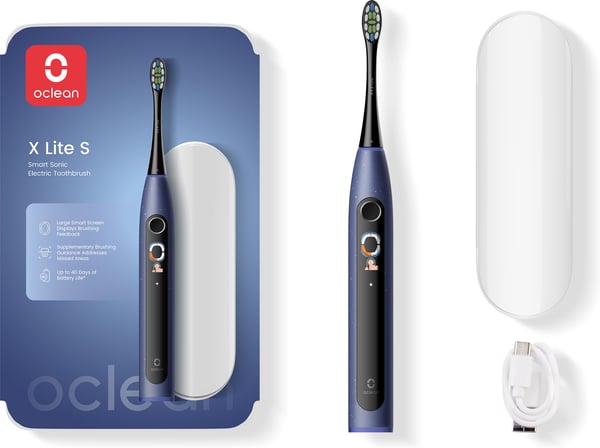 Oclean X Lite S eltandborste, blå