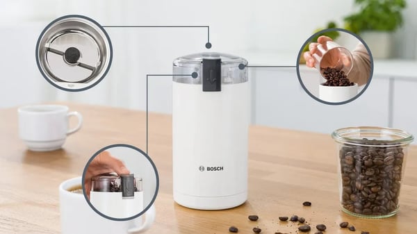 Bosch TSM6A011W kaffekvarn, vit