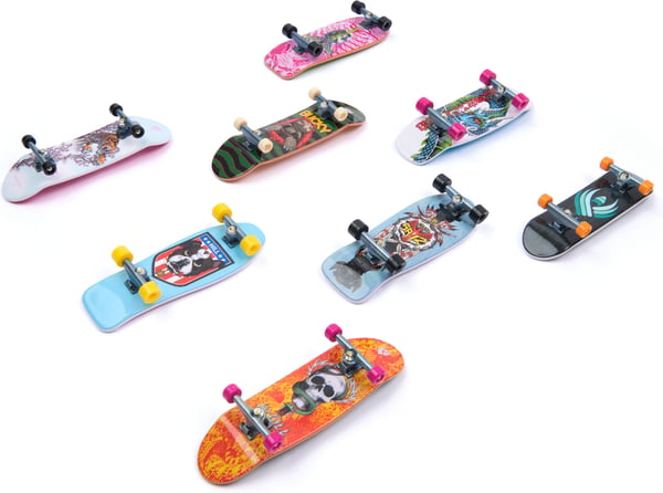 Tech Deck Retro Neon, fingerskateboardsset, 8 st