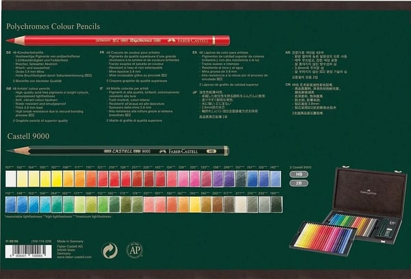 Faber-Castell Polychromos presentförpackning, 48 färger