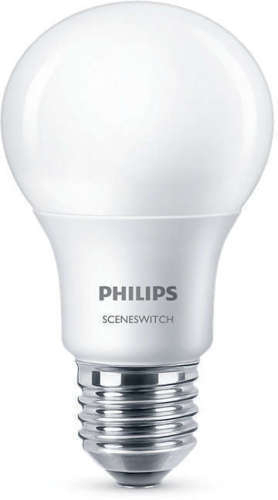 Philips SceneSwitch 806 lm LED-smartlampe med indbygget dæmperfunktion, E27-socket