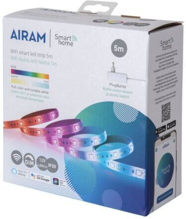 Airam SmartHome Strip - LED-strip 5 m, 12 V, RGBW