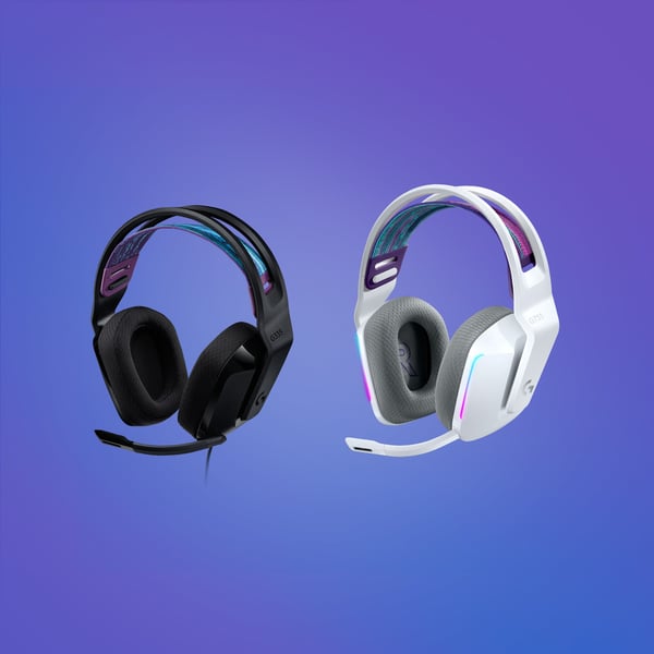 Logitech G335 -spelhörlurar, svart