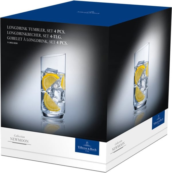 Villeroy & Boch NewMoon - longdrinkglas, 4 stk.