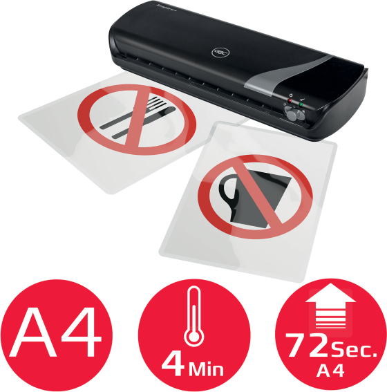 GBC Inspire+ A4 -laminator, svart