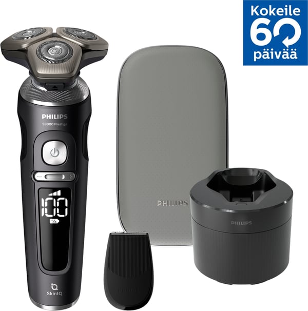 Philips Shaver S9000 Prestige SP9840/32 - barbermaskine med rengøringsstation