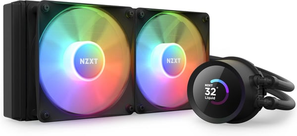 NZXT Kraken 240 RGB -vätskekylningssystem, svart