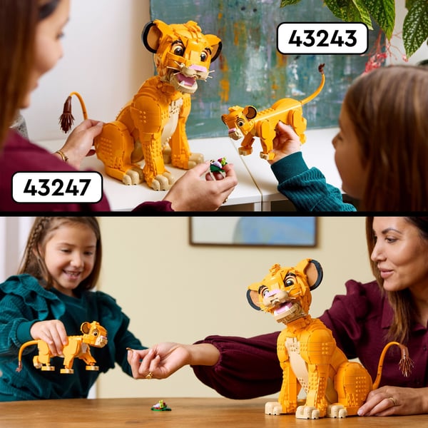 LEGO Disney Unge lejonkungen Simba Byggset 43247