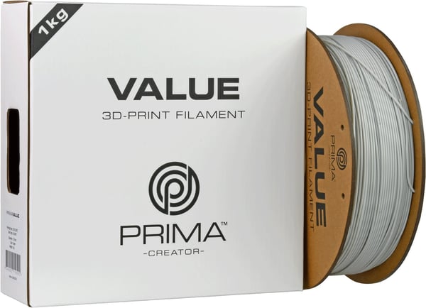 PrimaValue PETG-filt til 3D-printere, 1,75 mm, grå