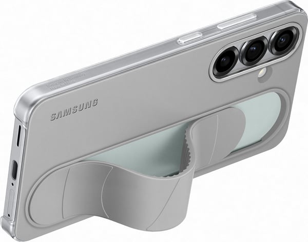 Samsung Galaxy S25+ Stående Grip beskyttelsesskal, grå / mint