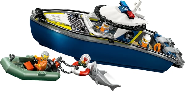 LEGO City 60456 Polisens snabba båtjakt