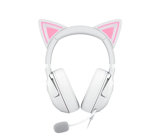 Razer Kraken Kitty V2 gaming-headset, vit